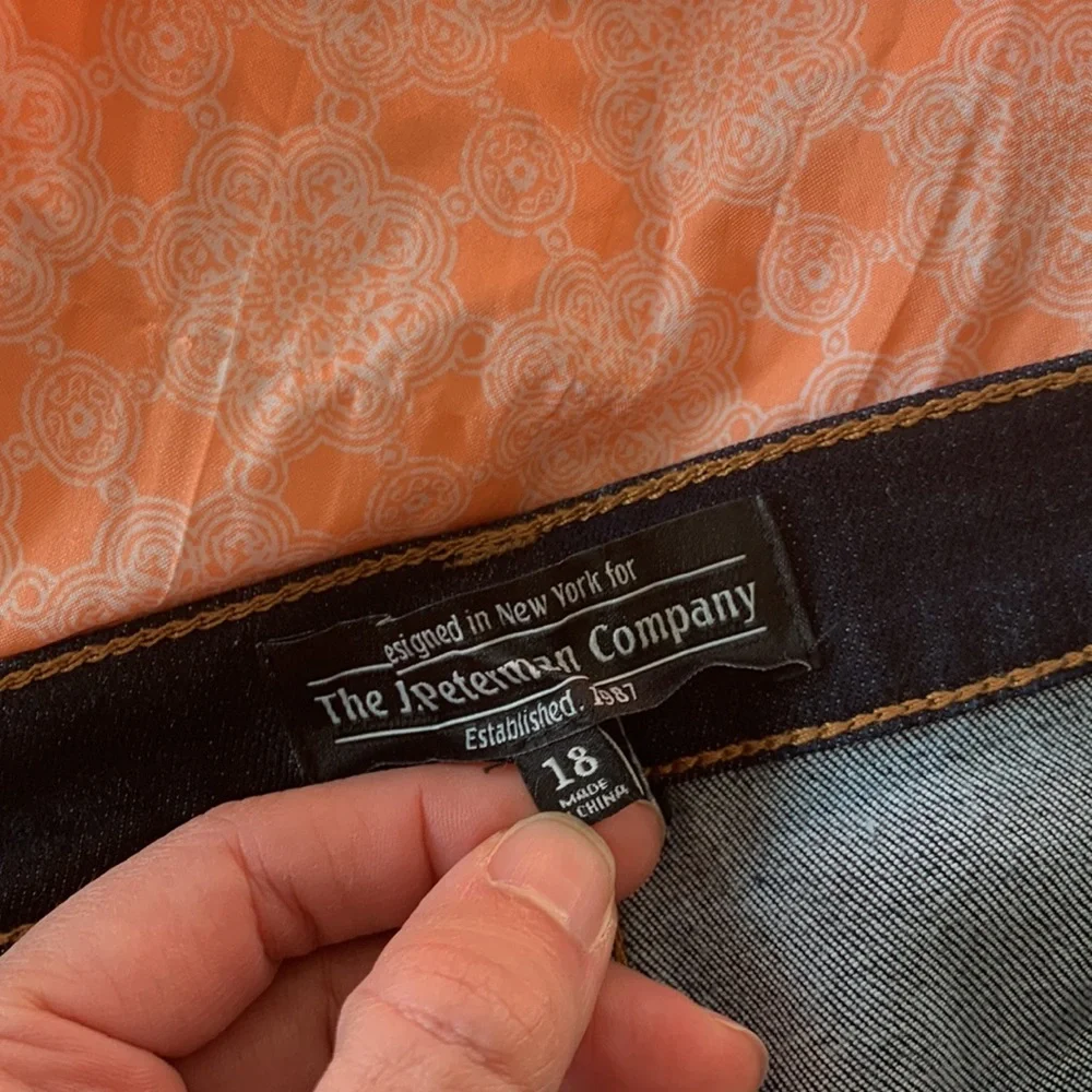 j.peterman company jeans. Great stretch. Just worn once! - Picture 2 of 3